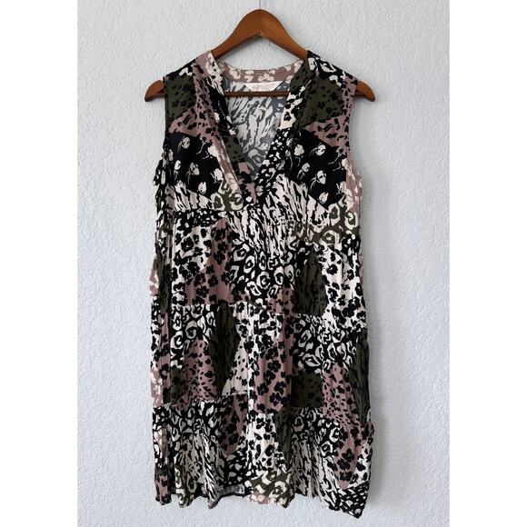 Apricot Multicolor Floral Print Mini Dress Size XS - Picture 5 of 8